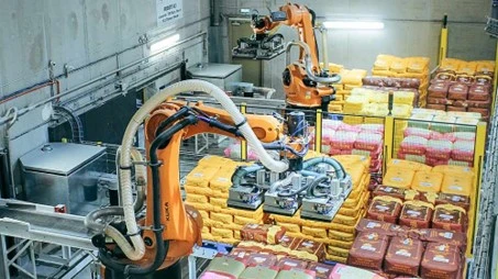 Robot Kuka trong lĩnh vực phân loại hàng hóa 