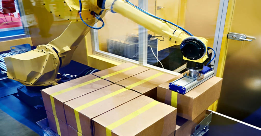 Robot xếp hàng là giải pháp xử lý và vận chuyển hàng hóa dễ vỡ