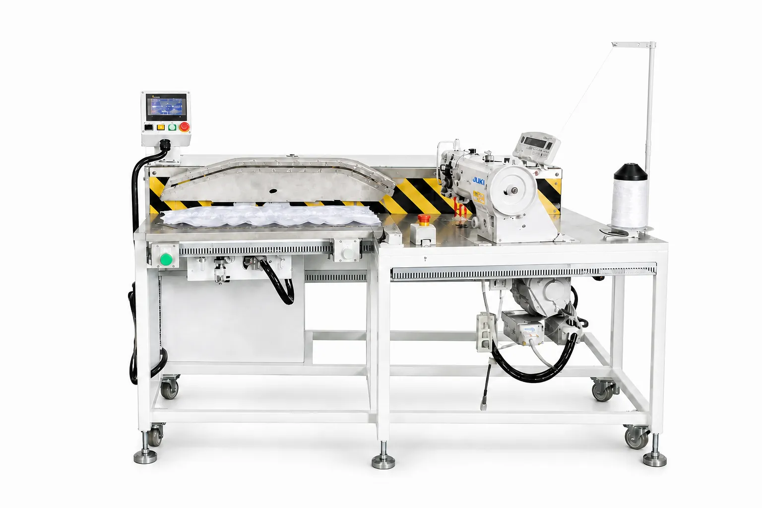 Structure of the CNC VINA Automatic jig opening sewing machine No.2 Structure of the CNC VINA Automatic jig opening sewing machine No.2