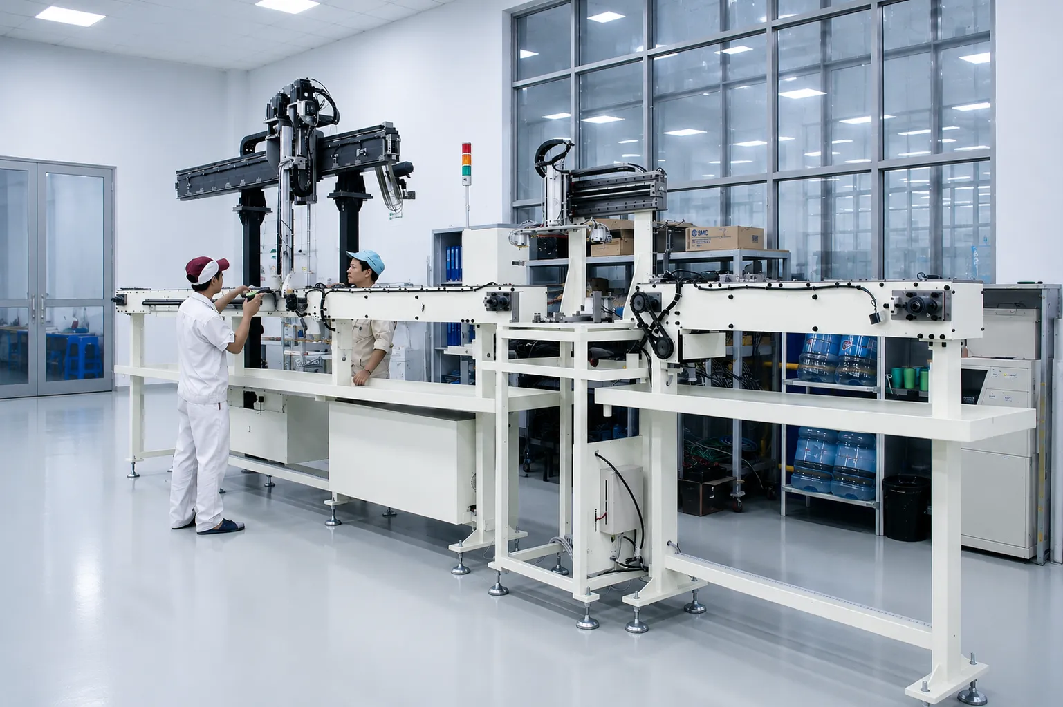 Automatic bar feeding system for lathes