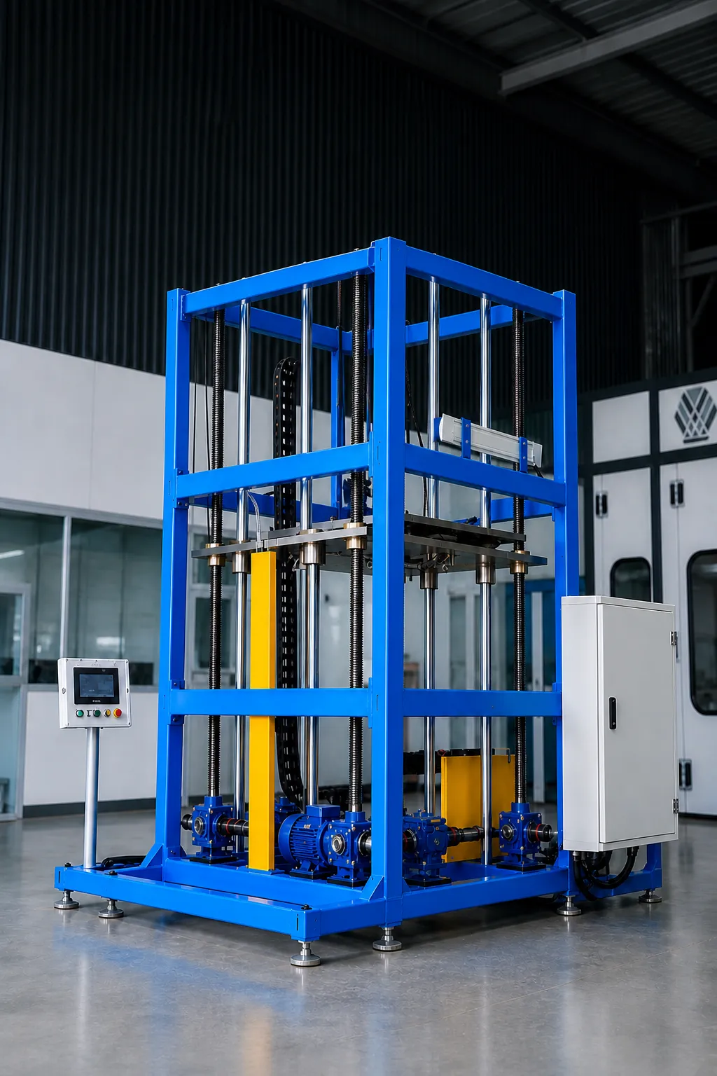 Trạm n&acirc;ng v&agrave; c&acirc;n sản phẩm tự động 1