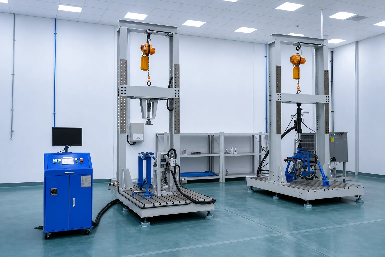 M&aacute;y kiểm tra độ bền tĩnh khung xe m&aacute;y 1