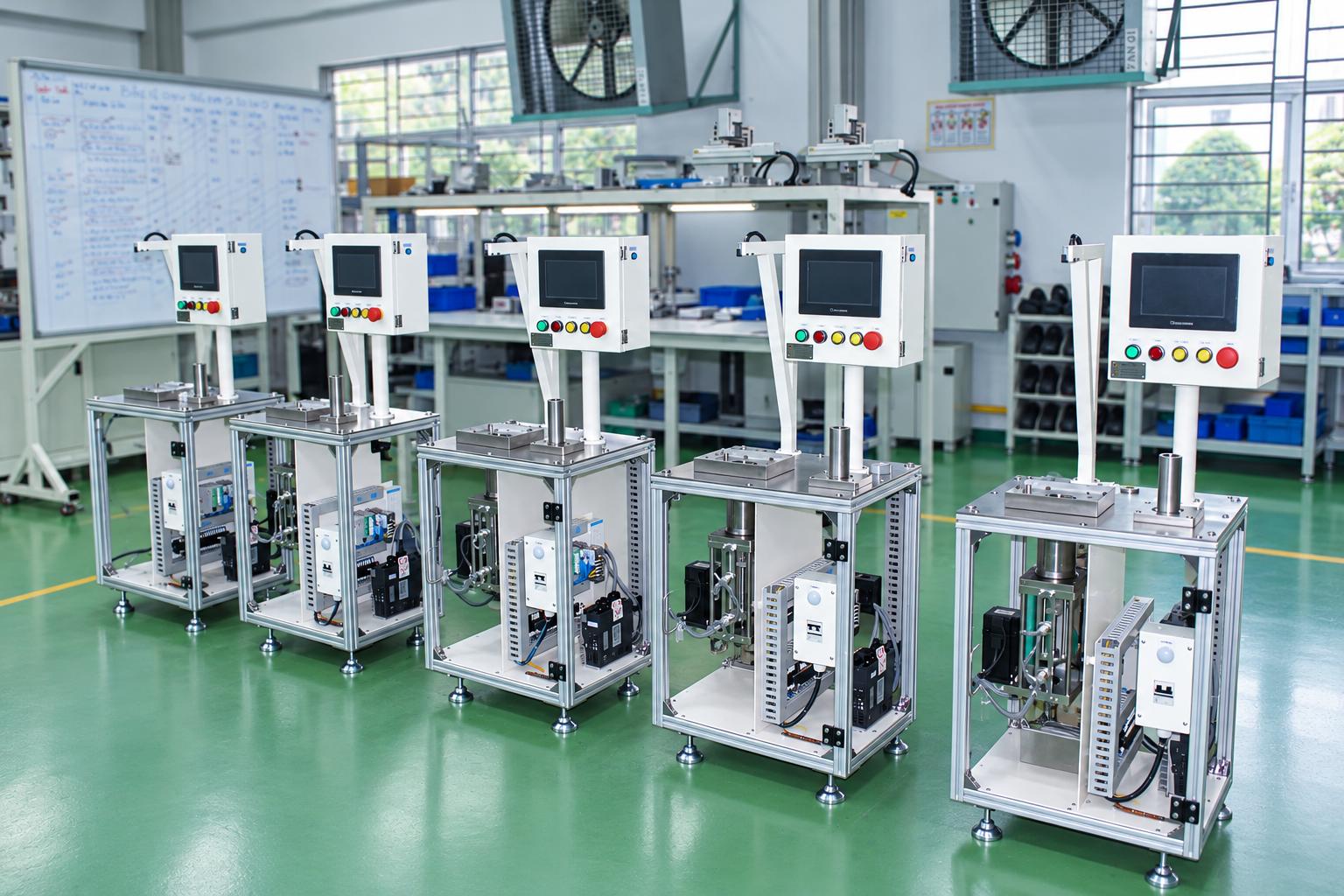 Máy đổ sơn một đầu điều khiển servo 1 Máy đổ sơn một đầu điều khiển servo 1
