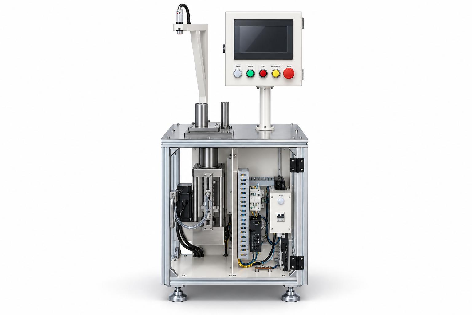 Máy đổ sơn một đầu điều khiển servo 2 Máy đổ sơn một đầu điều khiển servo 2
