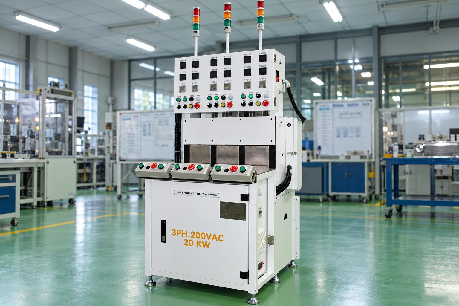 M&aacute;y gia nhiệt v&agrave; lưu h&oacute;a cao su 1