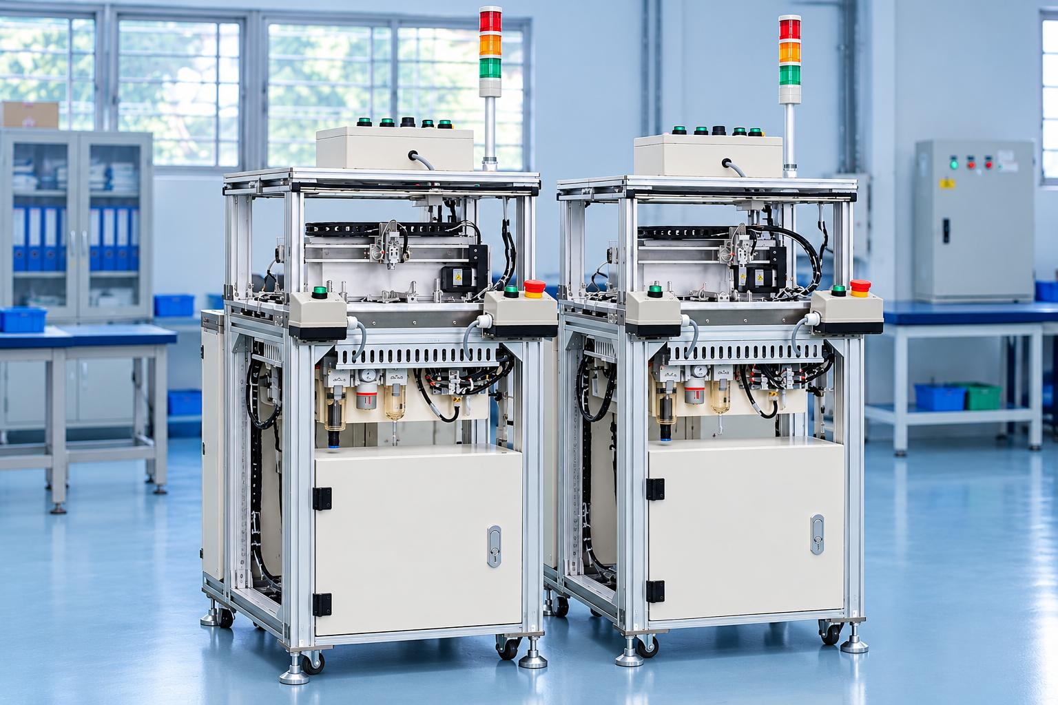 Máy miết tấm bán tự động 1