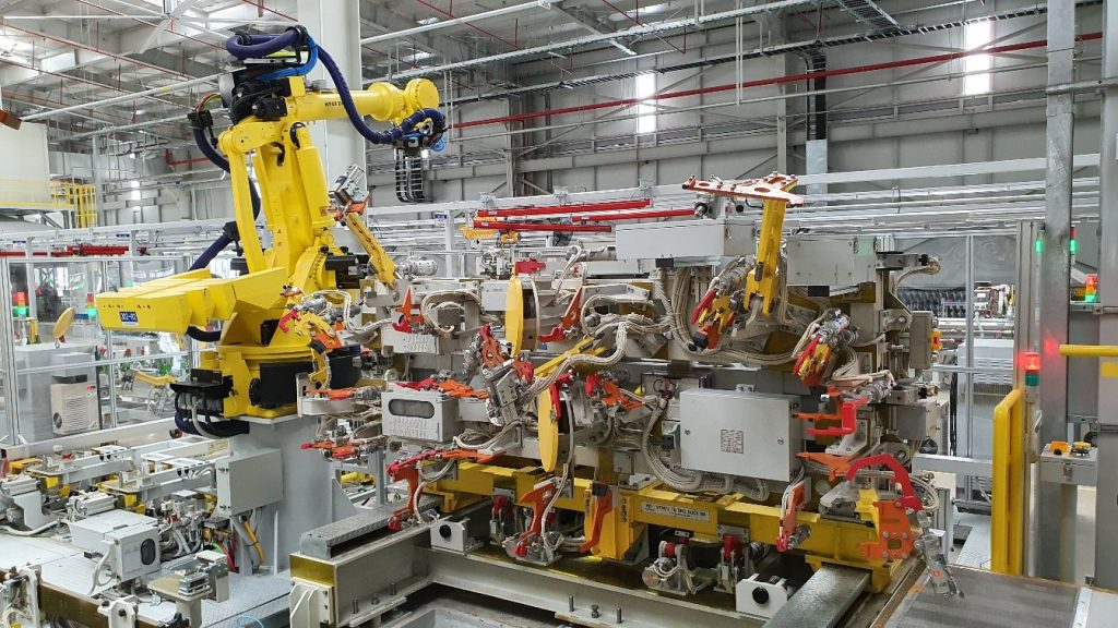 Hệ thống dây chuyền sản xuất robot tự động