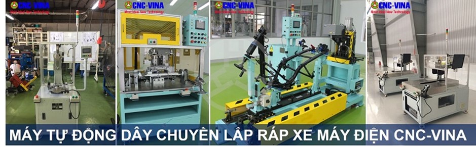 Dây chuyền lắp ráp xe máy điện CNC VINA