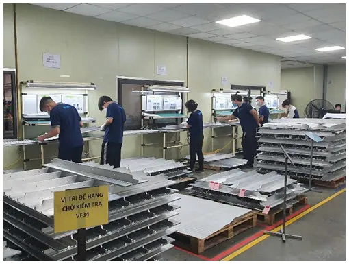 kiểm tra hàng tại CNC VINA