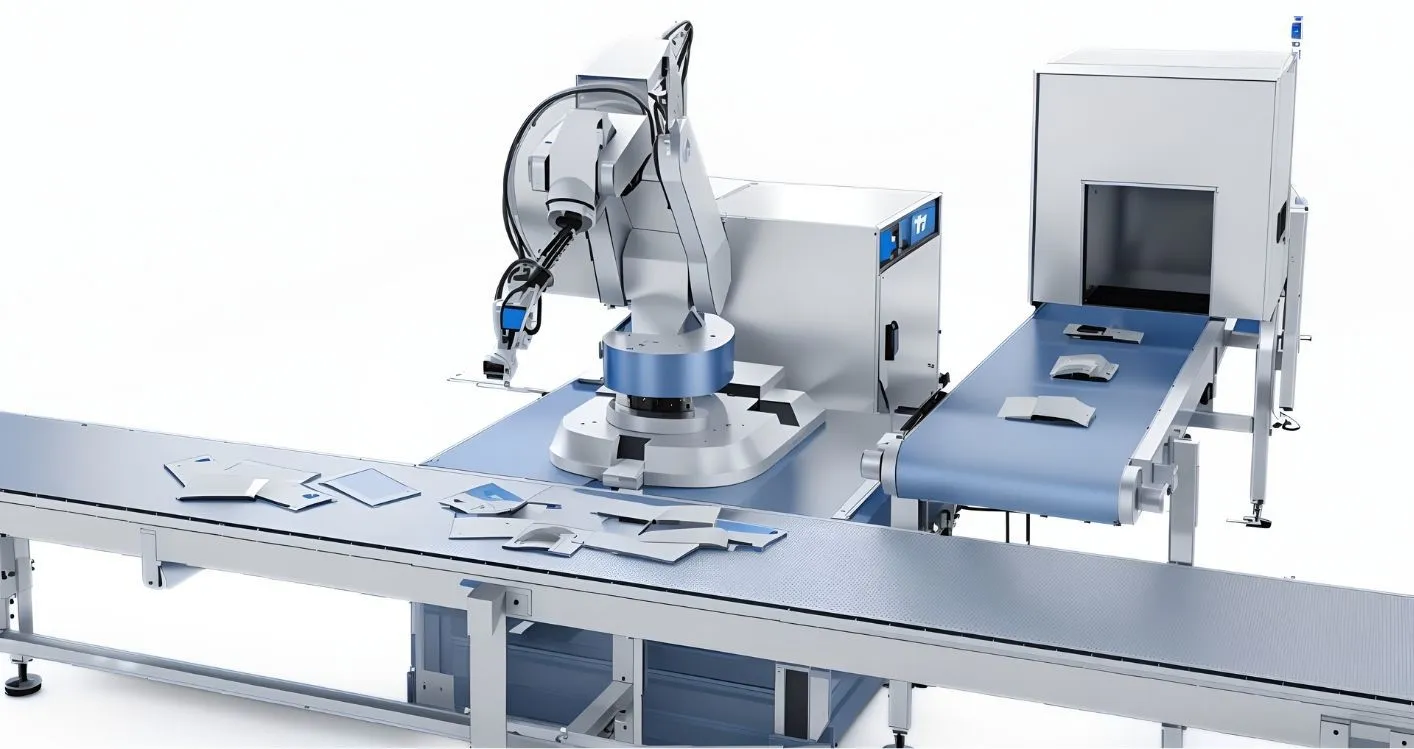 Technical specifications of the automatic product sorting line
