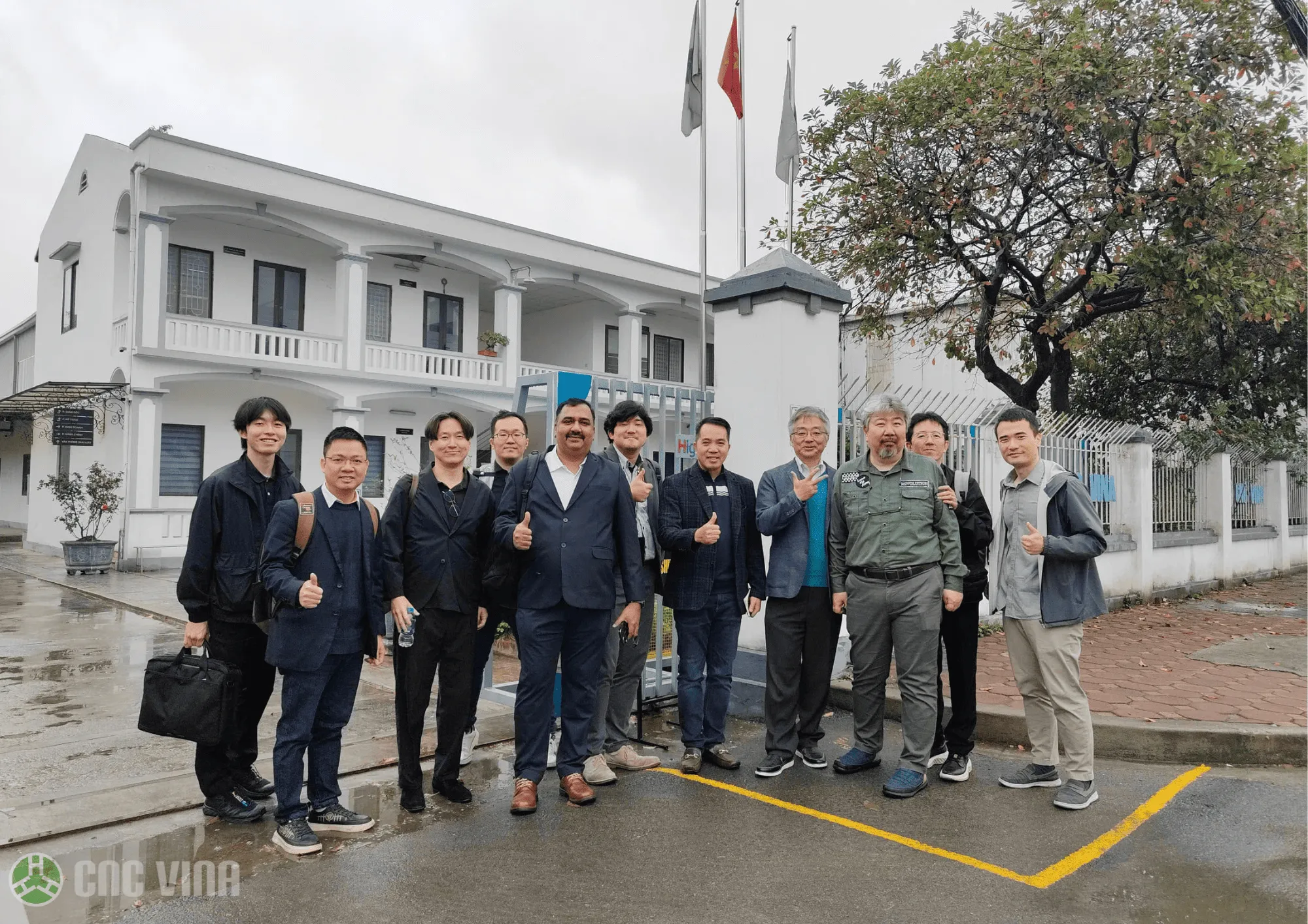 CNC VINA tiếp đón đoàn khách Nhật Bản đến tham quan và làm việc