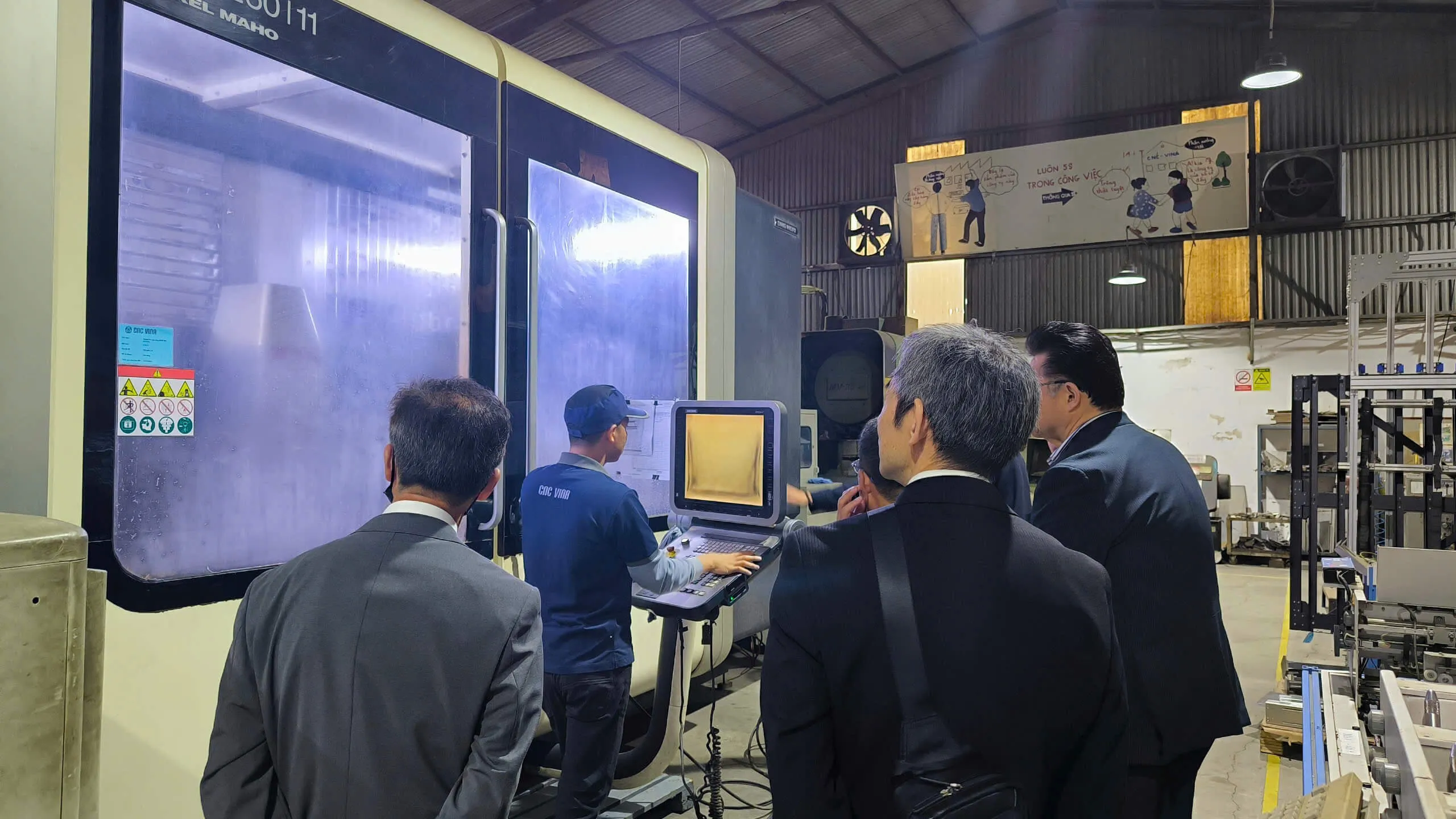 Tập đoàn Nhật Bản đánh giá cao năng lực làm việc của CNC VINA