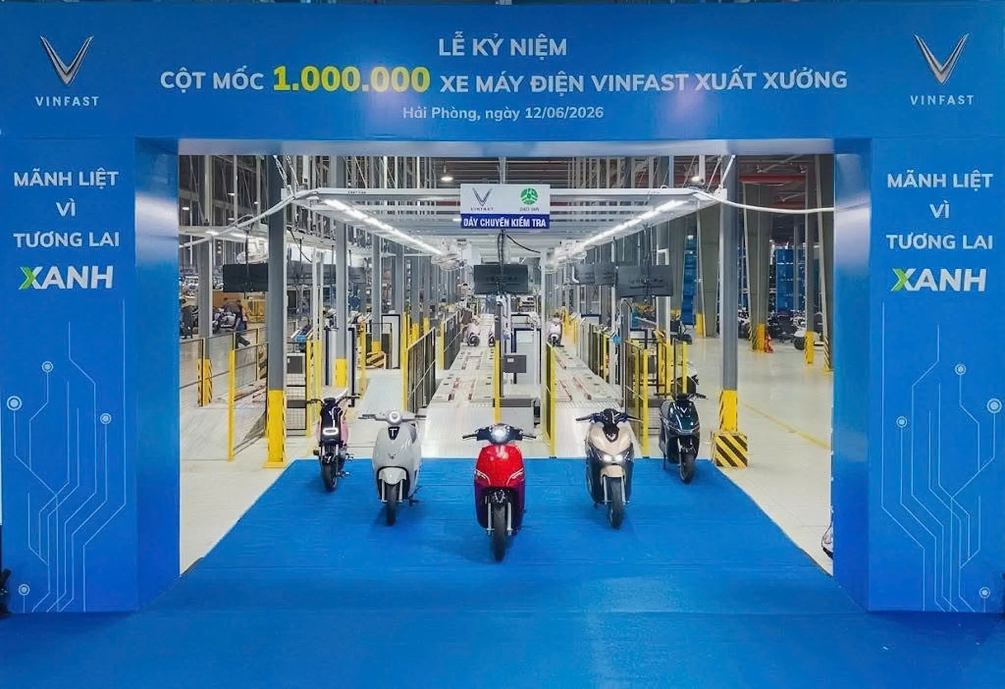 Vinfast đạt 1 triệu xe máy điện - CNC VINA khẳng định vị thế