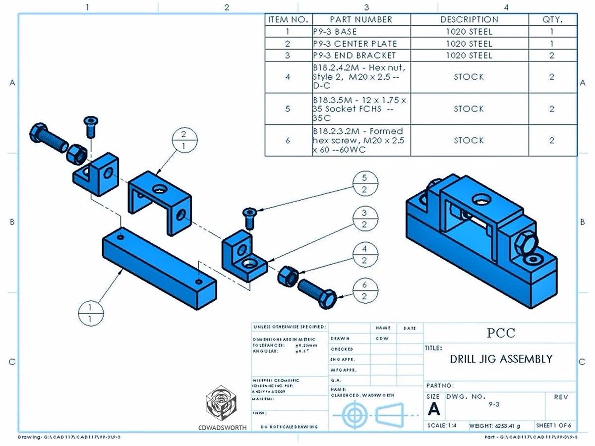 Jig drawing